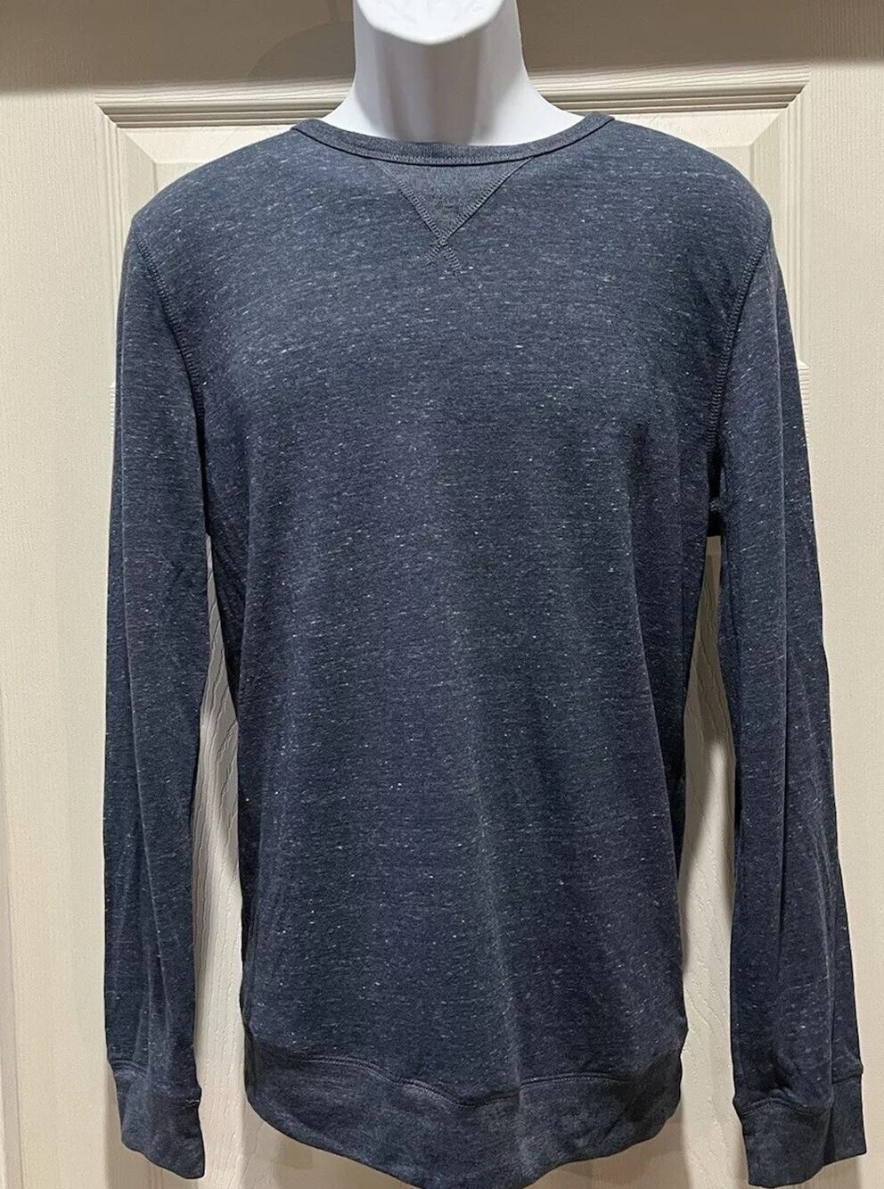 Men's Sonoma Weekend Tee Long Sleeve Shirt Size S Blue